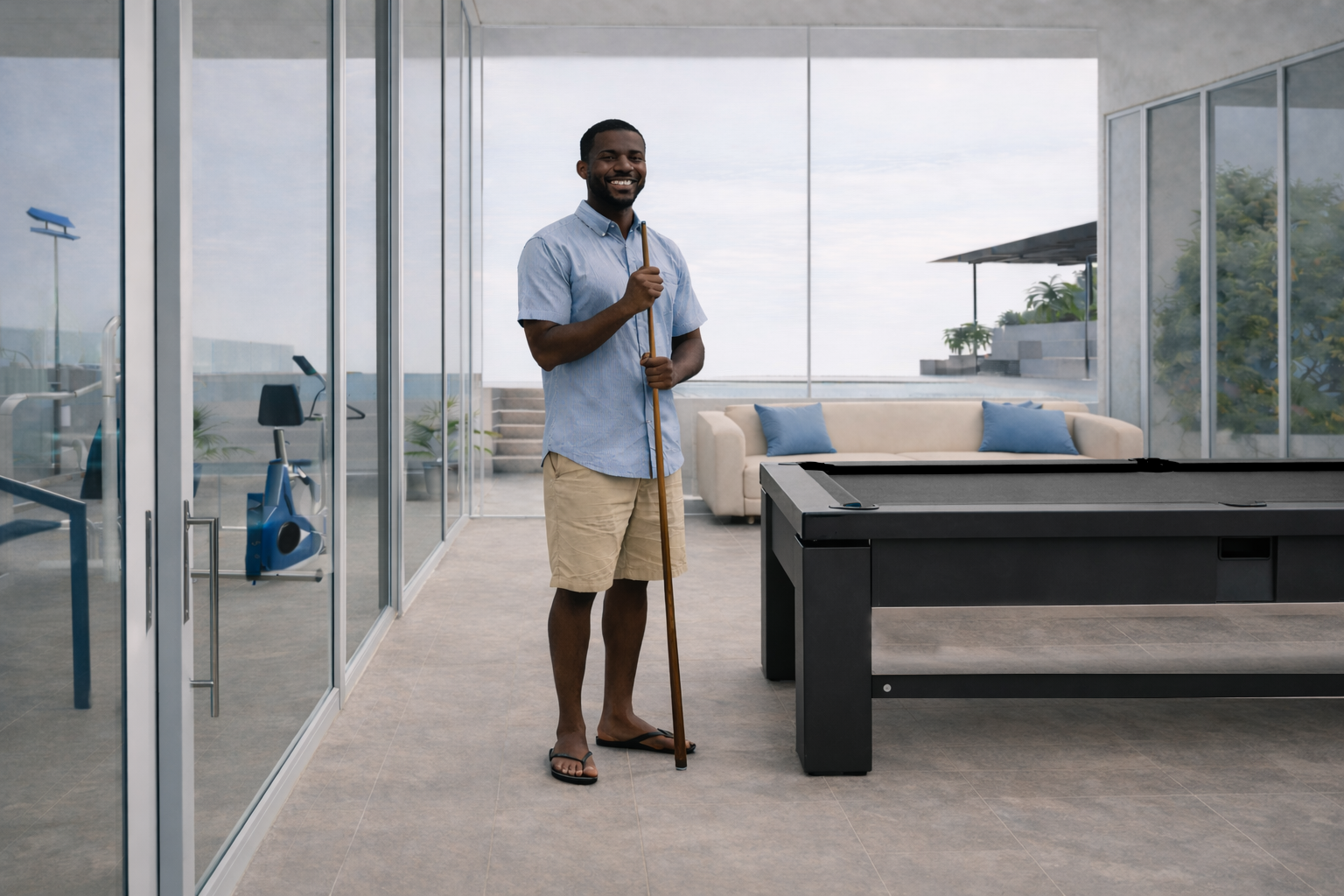 The bar at Prime Accra (render), Airport Residential Area, Accra