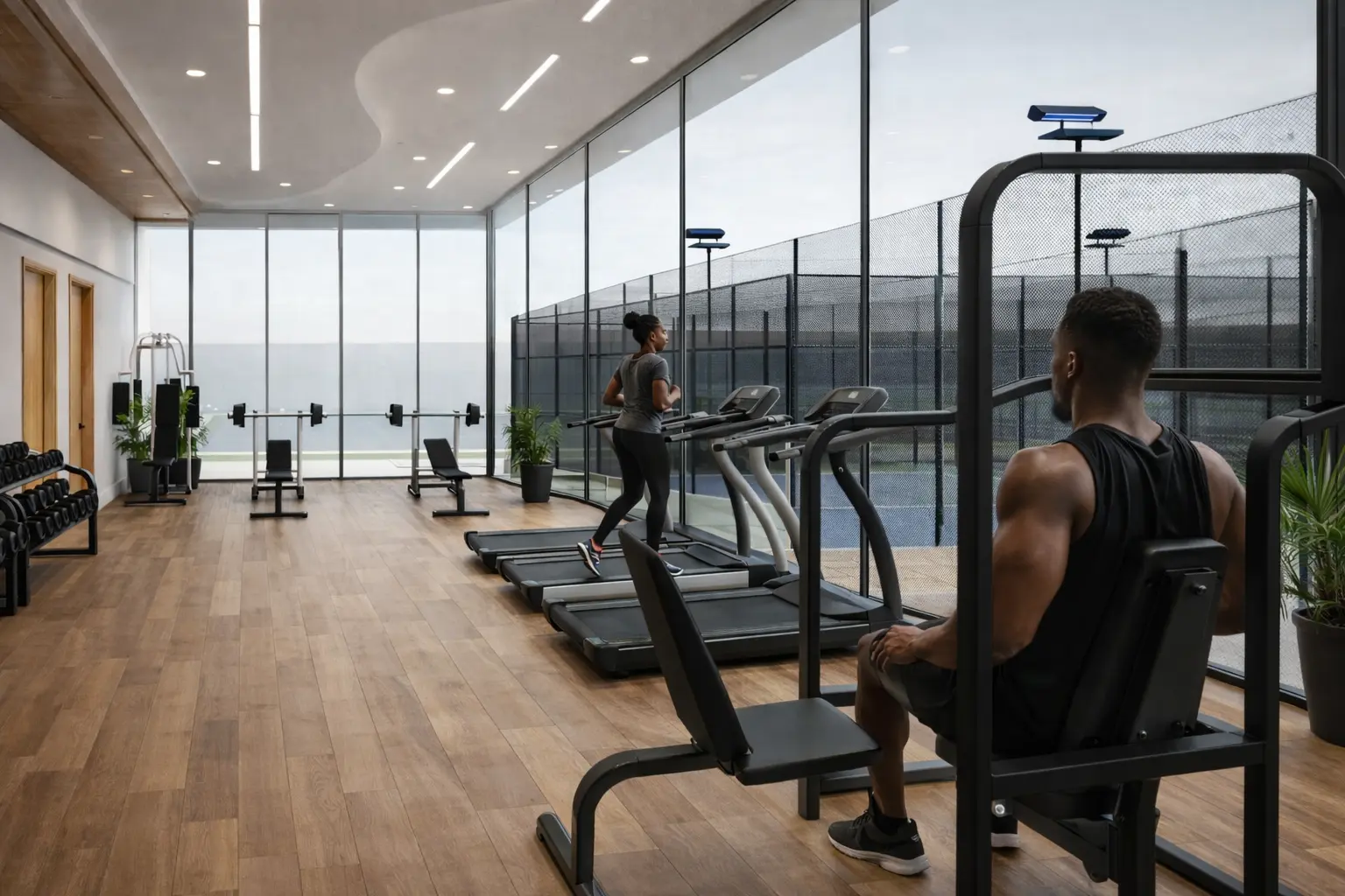 The gym at Prime Accra (render), Airport Residential Area, Accra