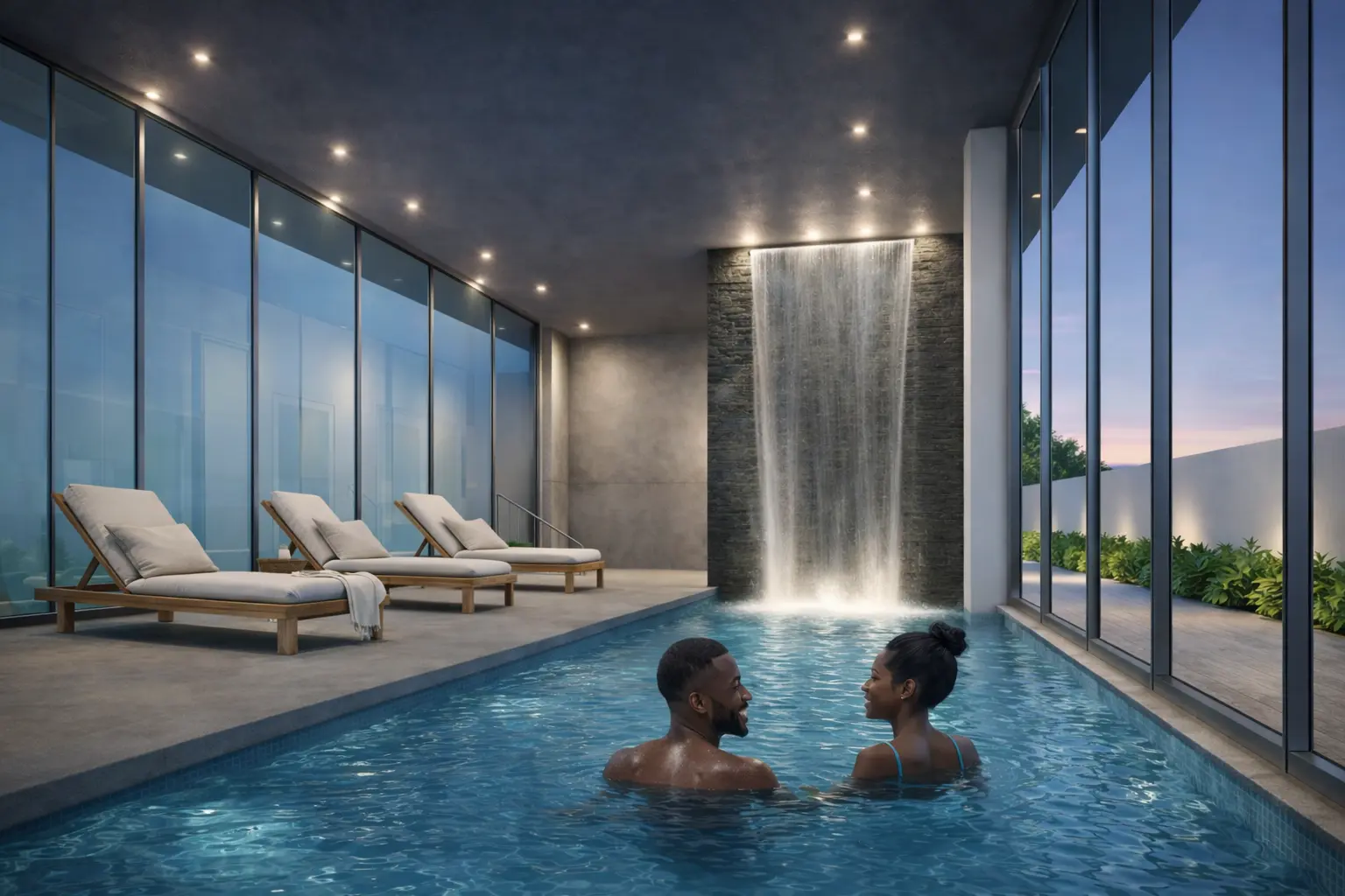 The indoor pool at Prime Accra (render), Airport Residential Area, Accra